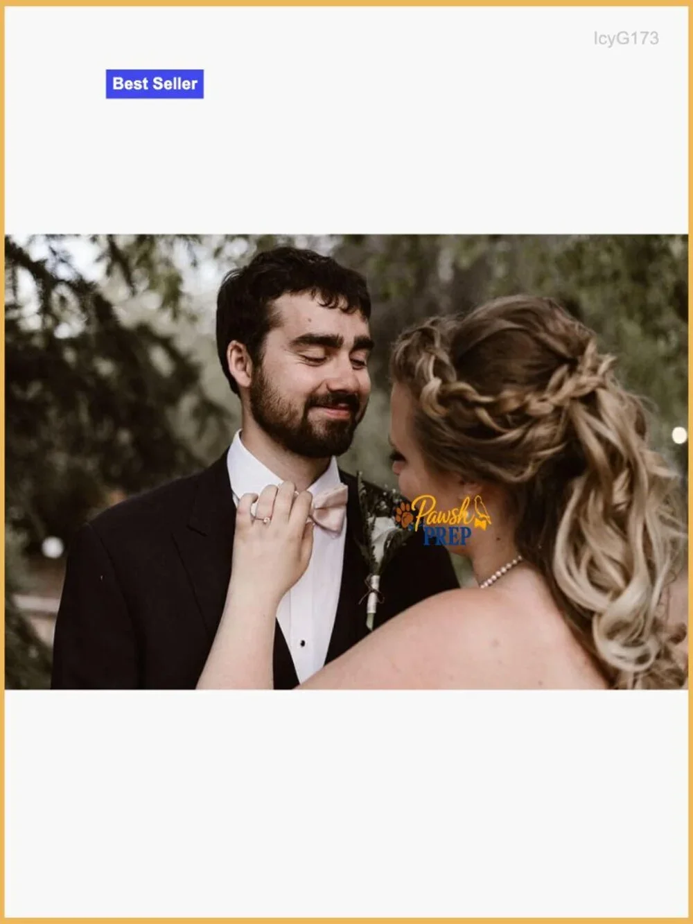 Men's Tuxedo Bow Tie Set with Cufflinks and Pocket Square